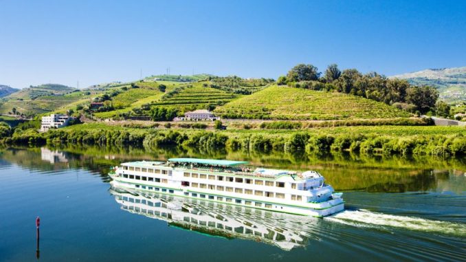7166455 - cruise ship at peso da regua, douro valley, portugal