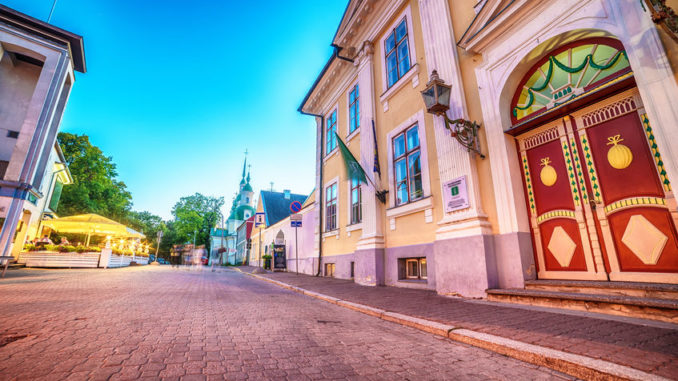 Parnu, Estonia, Baltic States: the old town