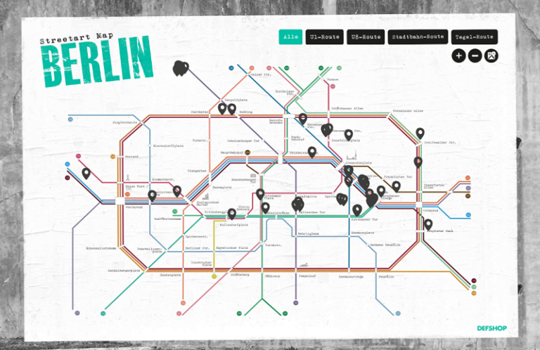 Streetart in Berlin entdecken: Ganz einfach mit der U-Bahn - travelty ...