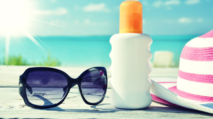 Sun,Lotion,And,Sunglasses