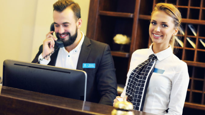 Picture,Of,Two,Receptionists,At,Work