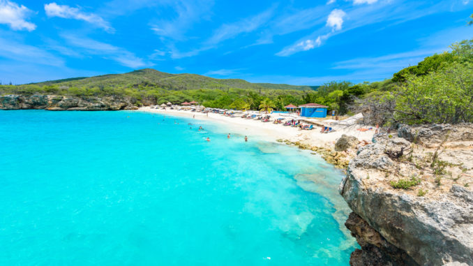 Grote,Knip,Beach,,Curacao,,Netherlands,Antilles,-,Paradise,Beach,On