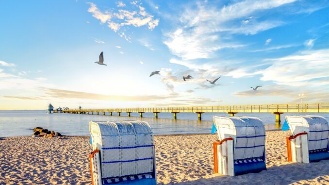 Beach,Of,Groemitz,,Mecklenburg,Vorpommern,,Germany