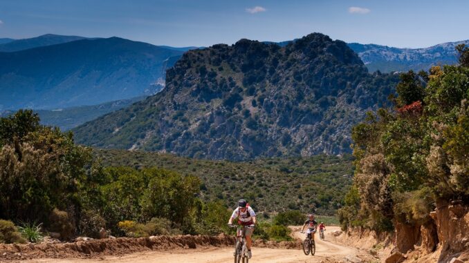 Sardinia between mountains and sea - Riding mountain bike